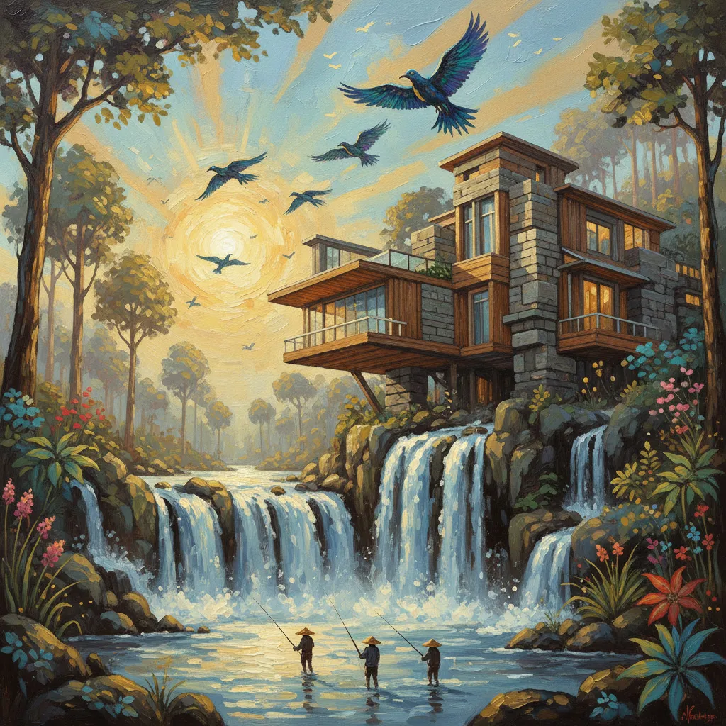 gemini-2.5-flash-image_Put_an_unique_wonderful_modern_stunning_house_beside_a_wonderful_waterfall_with_-0.webp