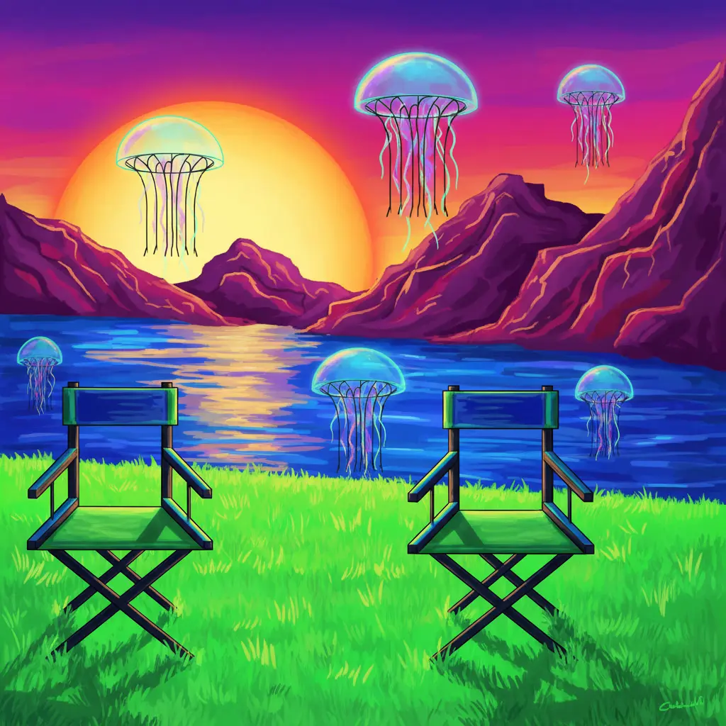 New Reality: Paintings Co-generated by AI and myself.