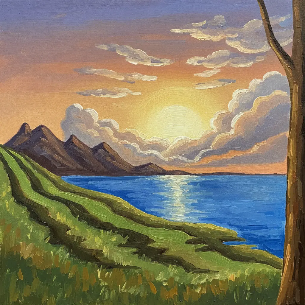 Paintings Co-generated by AI and myself: new reality