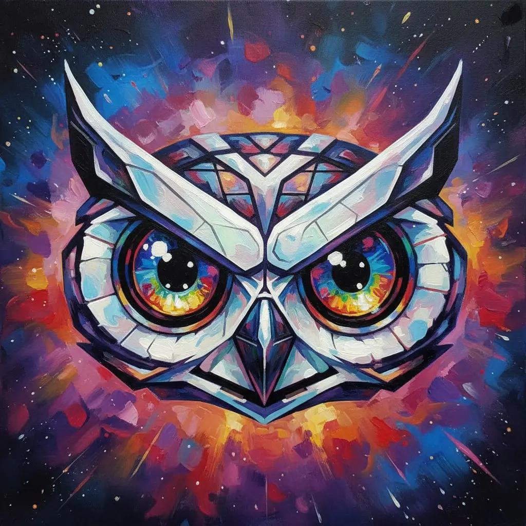 Paintings Co-generated by AI and myself. For Painting on Paper - Sorry, we're looking to get Starlink to access internet