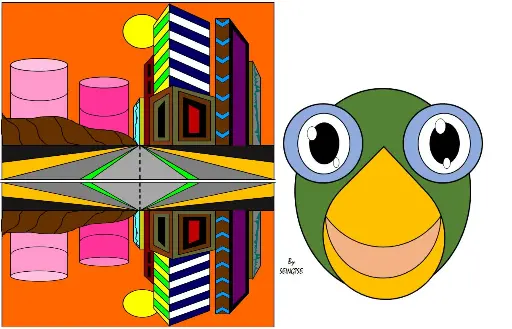 For paper painting - It's about reflective surfaces