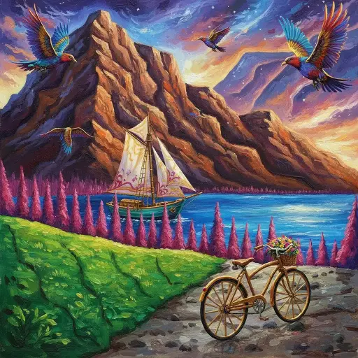 Paintings improved by AI and myself 